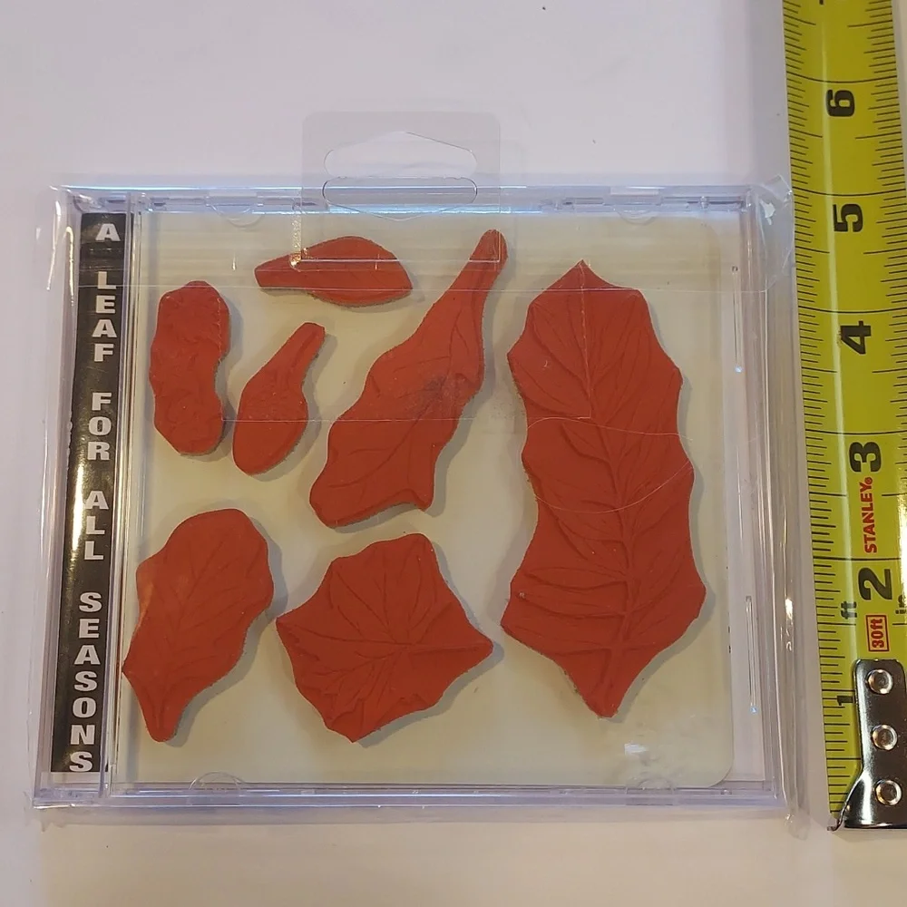 Rubber Stamps Leaf Pattern Leaves Stamp Set